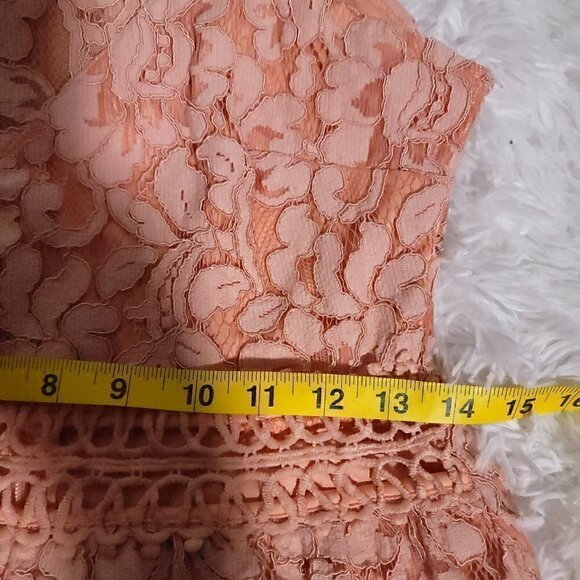 Main Strip Peach Color 1PC Romper/Shorts Size M - Picture 4 of 10